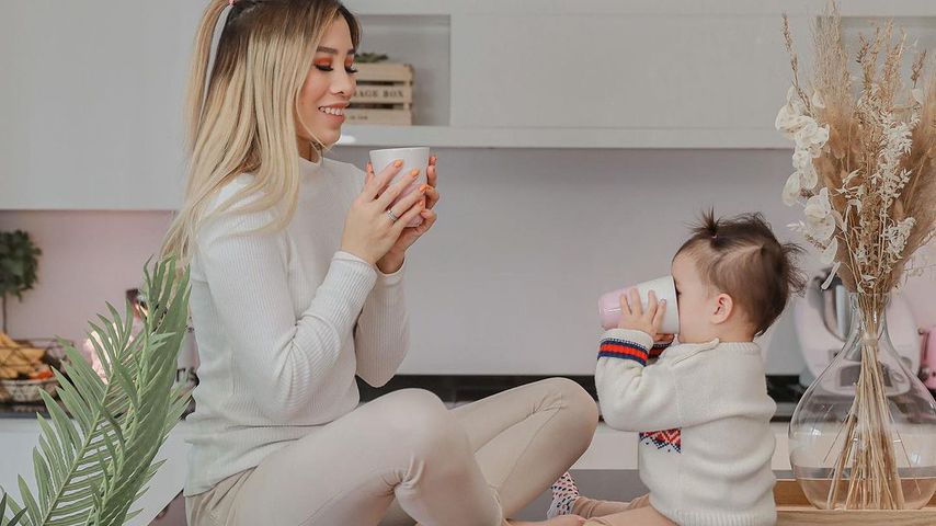 Bloggerin Kisu und ihre Tochter Milena, Januar 2021