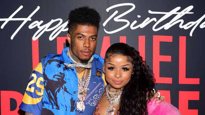 Blueface mit seiner Freundin ChriseanRock im April 2023
