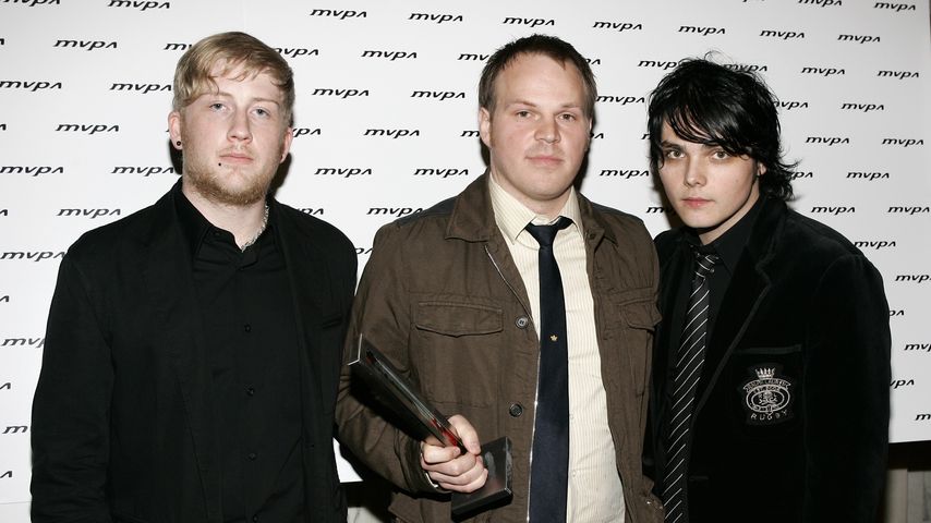 Bob Bryer, Marc Webb und Gerard Way, Mai 2006