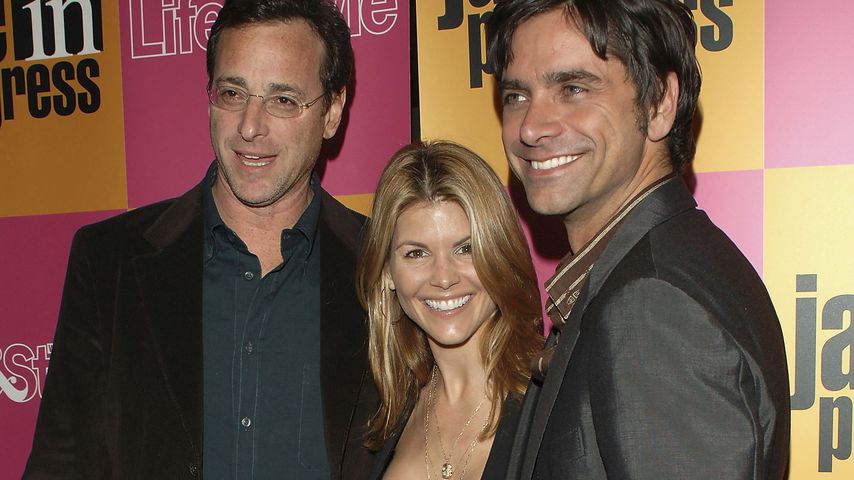 Bob Saget, Lori Laughlin und John Stamos bei der "Jake in Progress"-Premiere in L.A. im Januar 2006