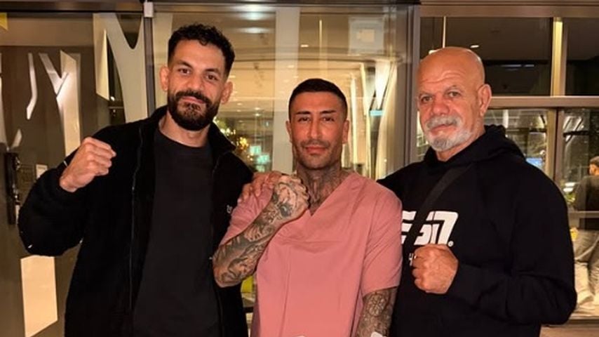 Bobby Chamberz und Ediz Tasci nach ihrem Kampf bei "Fame Fighting", Oktober 2026