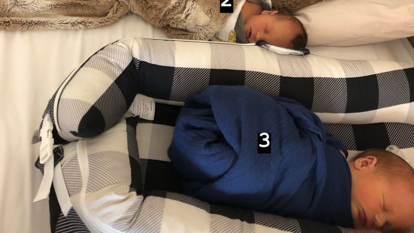 Bode Miller mit seinen drei Kindern