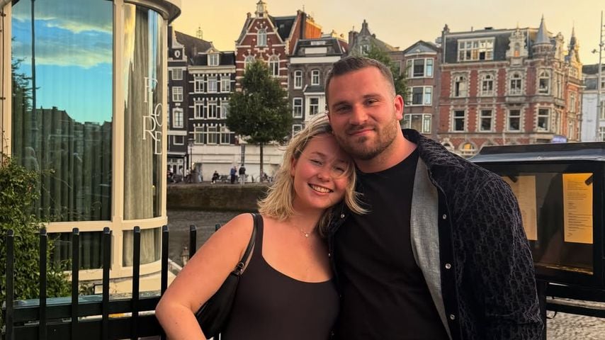 Bonnie Blues Ex-Mann Ollie Davidson mit seiner neuen Liebe, ihrer ehemaligen Pressesprecherin Emma Gillman