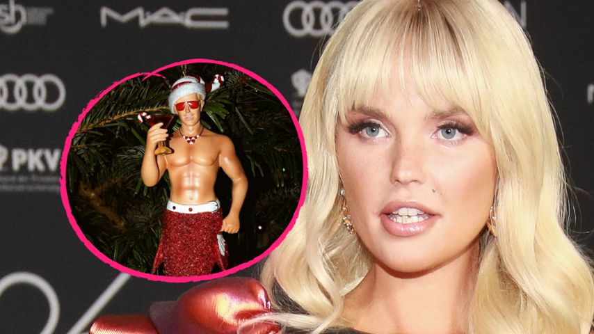 Nackte Christbaumfigur: Bonnie reißt Witze übers Singleleben