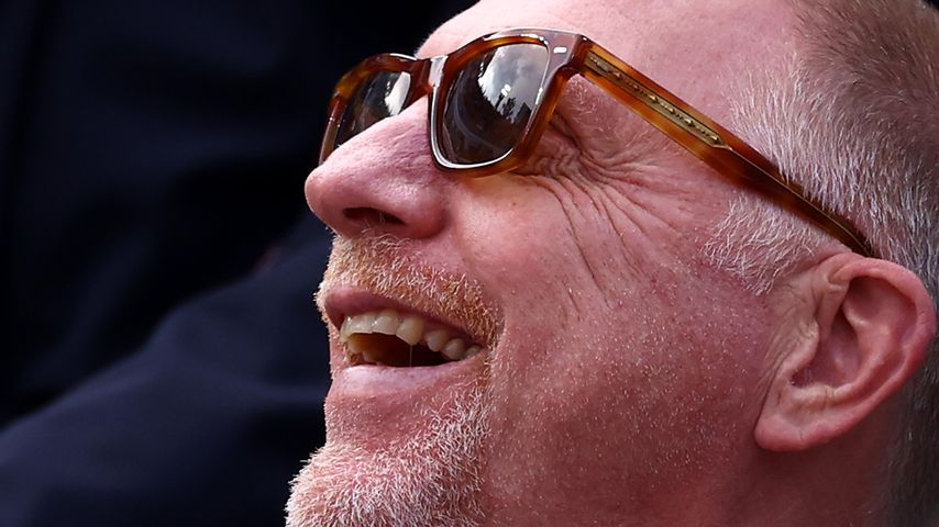 Boris Becker bei einem Tennis-Match