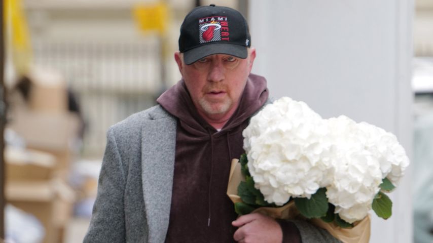 Boris Becker am morgen seines Gerichtstermins