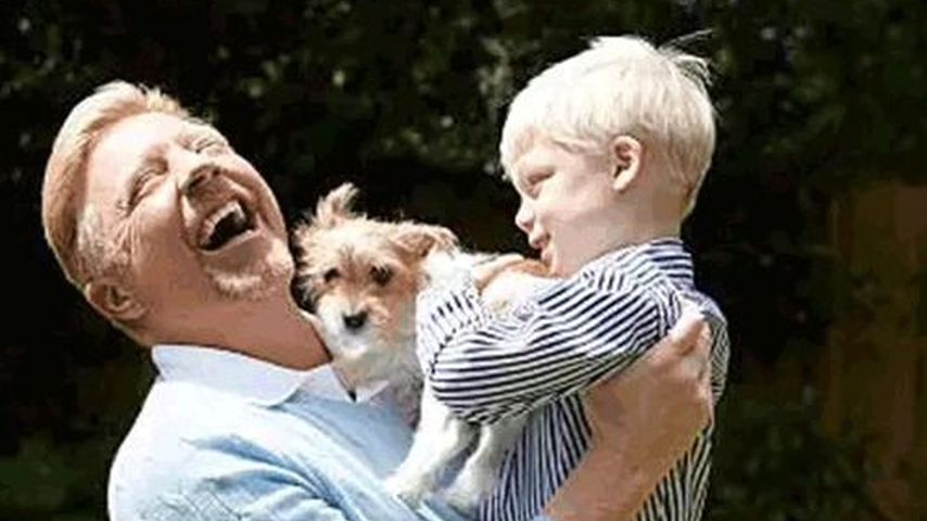 Boris Becker und sein Sohn Amadeus