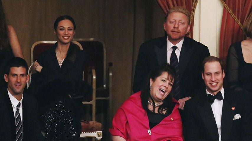 Boris Becker mit Prinz William , 2012