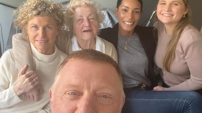 Boris Becker mit seiner Familie