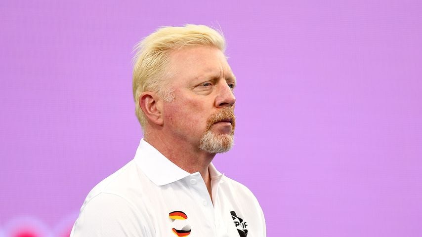 Boris Becker im Januar 2020 in Brisbane