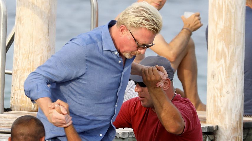 Boris Becker in St. Tropez