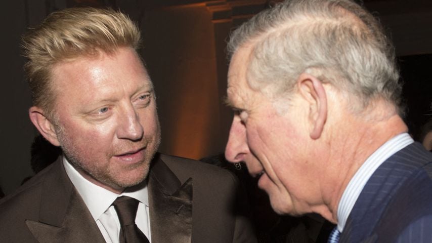 Boris Becker mit König Charles, 2014