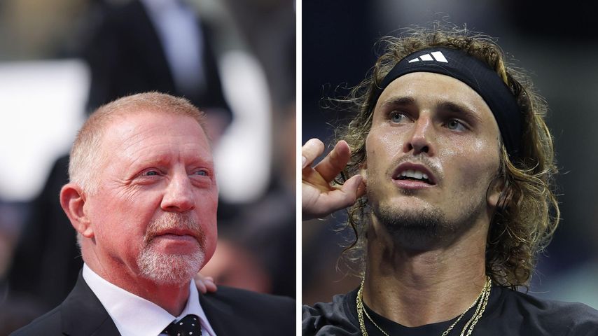 Collage: Boris Becker und Alexander Zverev