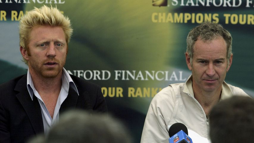 Boris Becker und John McEnroe im Juni 2004