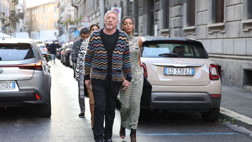 Boris Becker und Lilian stylish bei Fashion Week in Mailand