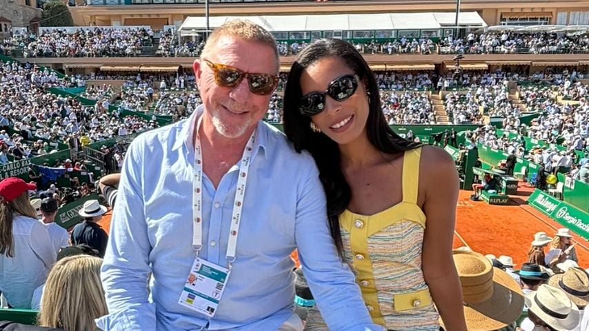 Boris Becker und seine Lilian strahlen auf Tennisturnier!