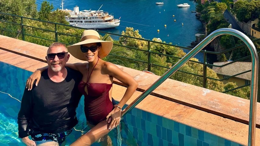 Boris Becker und schwangere Lilian turteln in Portofino