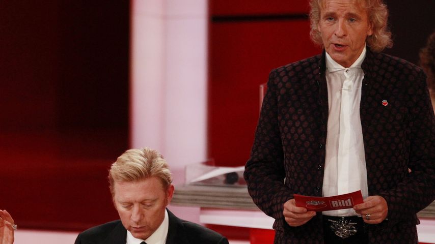 Boris Becker und Thomas Gottschalk im Dezember 2011