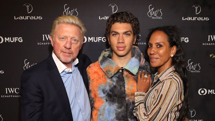 Boris, Elias und Barbara Becker bei der She's-Mercedes-Show in Berlin im Februar 2020