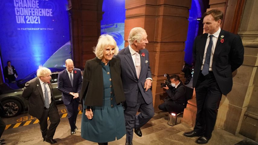 Boris Johnson, Prinz William, Prinz Charles und Herzogin Camilla