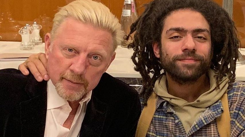 Boris und Noah Becker im November 2018
