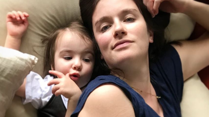 Bowie und ihre Mama Anna Wood im Mai 2020