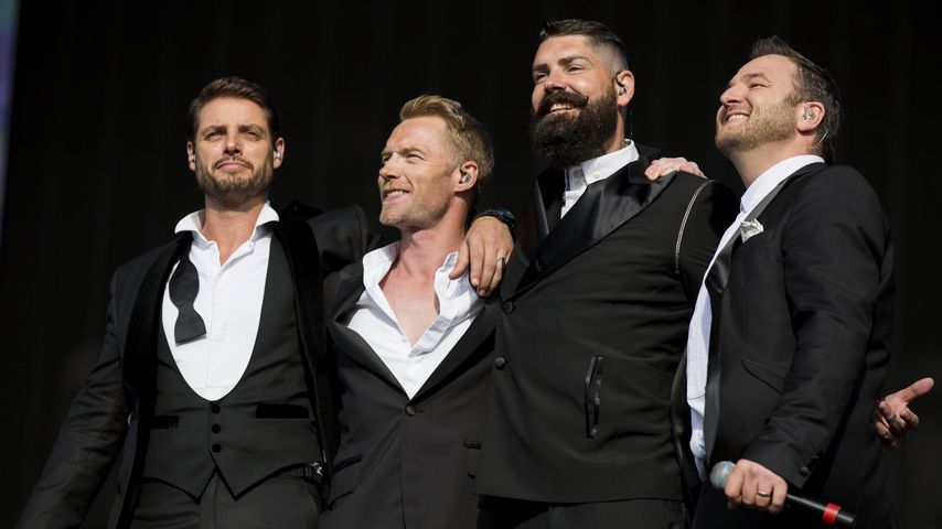 Boyzone während eines Auftritts in London