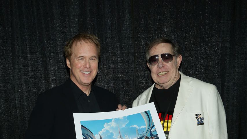 Brad Bird und Syd Mead im Oktober 2014