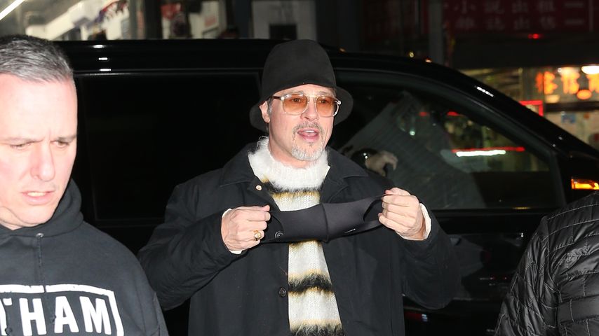 Brad Pitt in New York im Februar 2023