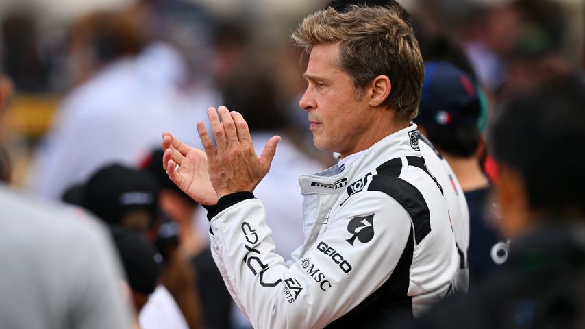 Brad Pitt rockt als Rennfahrer beim Formel-1-Grand-Prix!