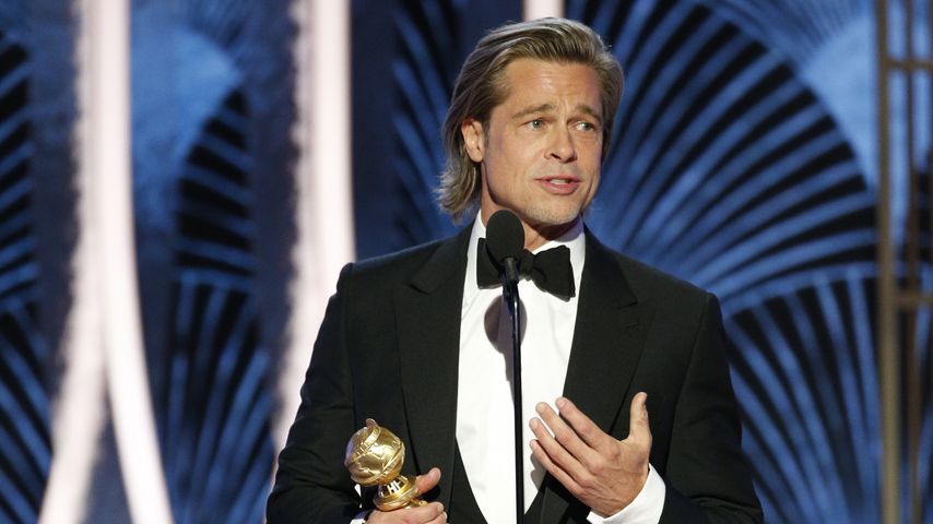 Brad Pitt bei den Golden Globes, Januar 2020