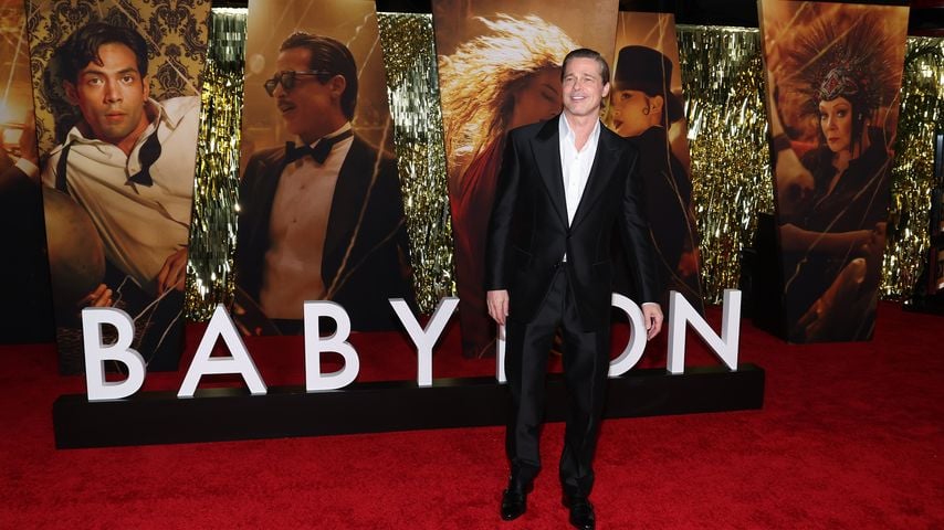 Brad Pitt bei der "Babylon"-Premiere