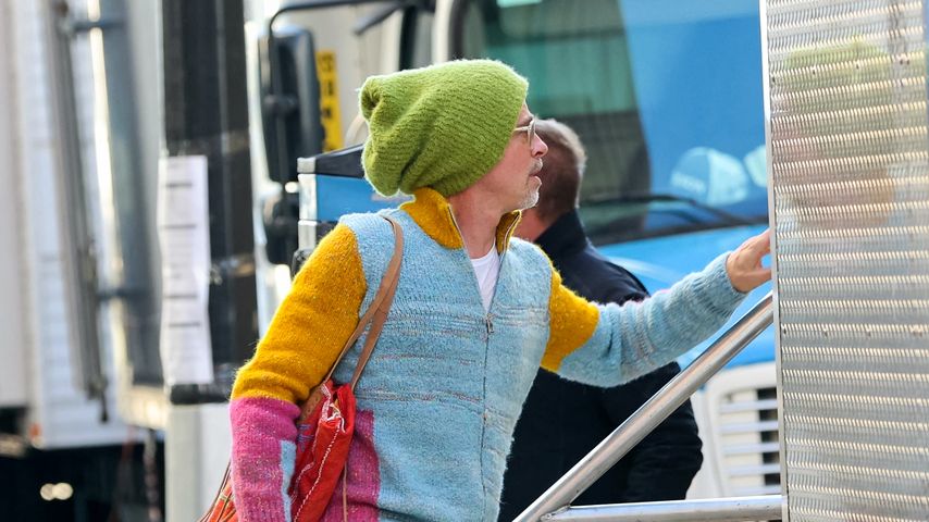 Brad Pitt in New York im Februar 2023