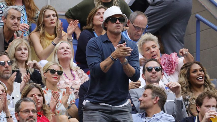 Brad Pitt bei den US Open in New York