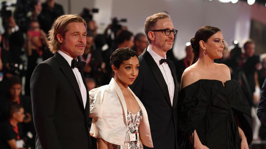 Brad Pitt, Ruth Negga, James Gray und Liv Tyler bei "Ad Astra"-Premiere in Venedig