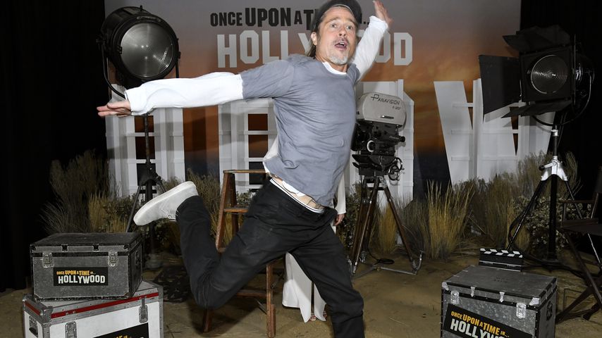 Total gelöst: Brad Pitt auf Film-Promotour wieder mega-happy