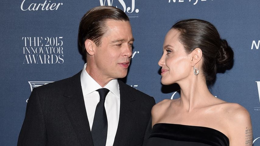 Brad Pitt und Angelina Jolie im November 2015