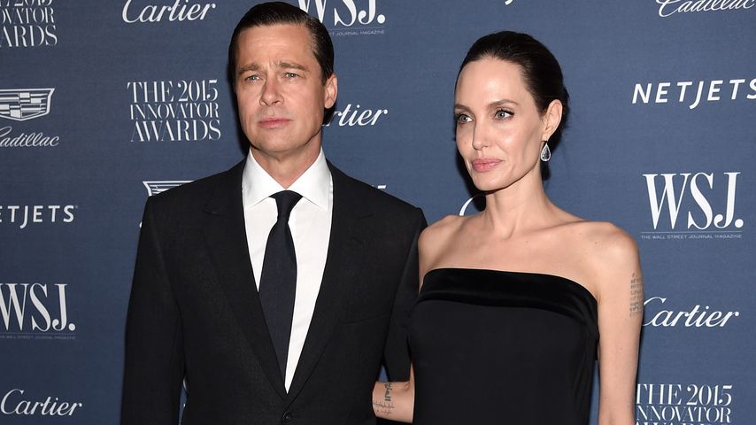 Brad Pitt und Angelina Jolie im November 2015