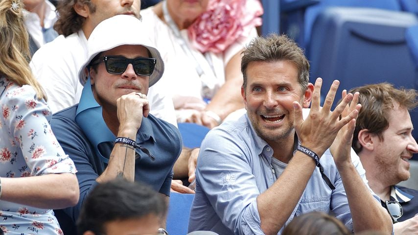 Brad Pitt und Bradley Cooper bei den US Open 2021