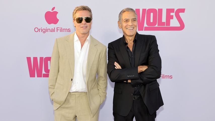 Brad Pitt und George Clooney, September 2024