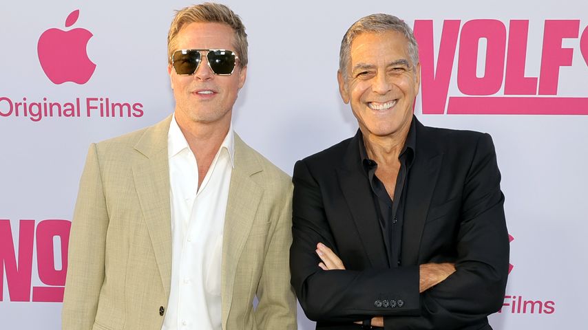 Brad Pitt und George Clooney in Los Angeles, September 2024