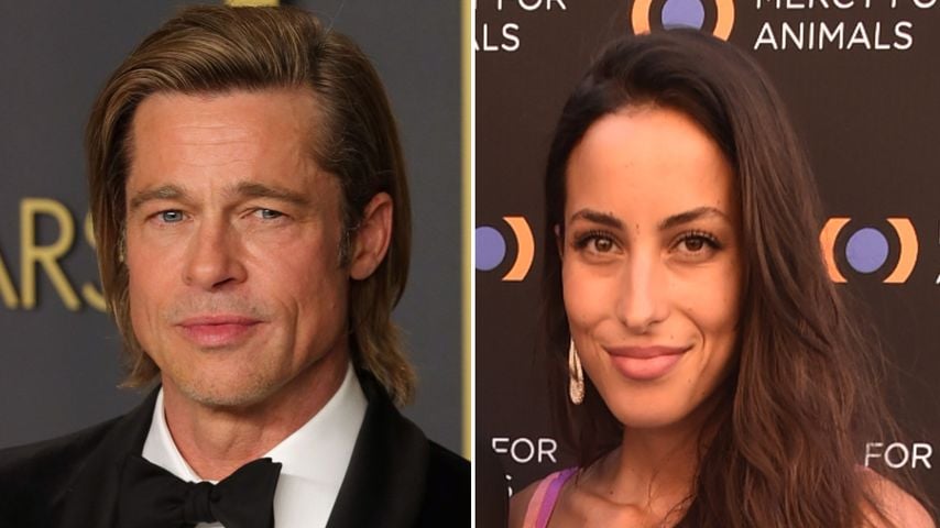 Brad Pitt und Ines De Ramon erstmals zusammen auf Red Carpet