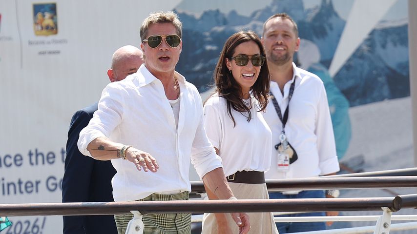 Brad Pitt und Ines de Ramon in Venedig