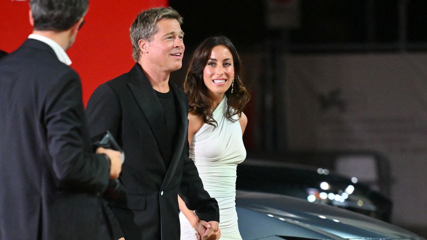 Brad Pitt und Ines De Ramon bei den Filmfestspielen in Venedig