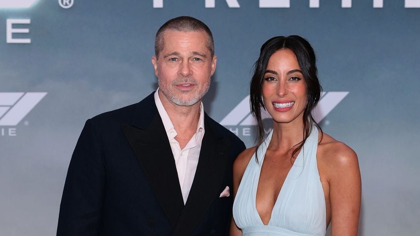Brad Pitt und Ines de Ramon bei der Weltpremiere von "F1" in New York