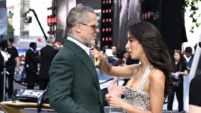 Brad Pitt und Ines De Ramon, Juni 2025