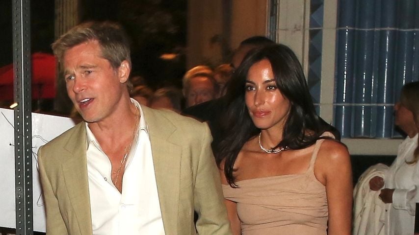 Brad Pitt und Ines de Ramon im September 2024
