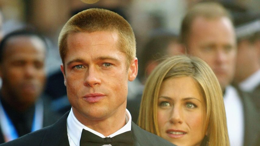 Brad Pitt und Jennifer Aniston bei der Premiere von "Troja", 2004