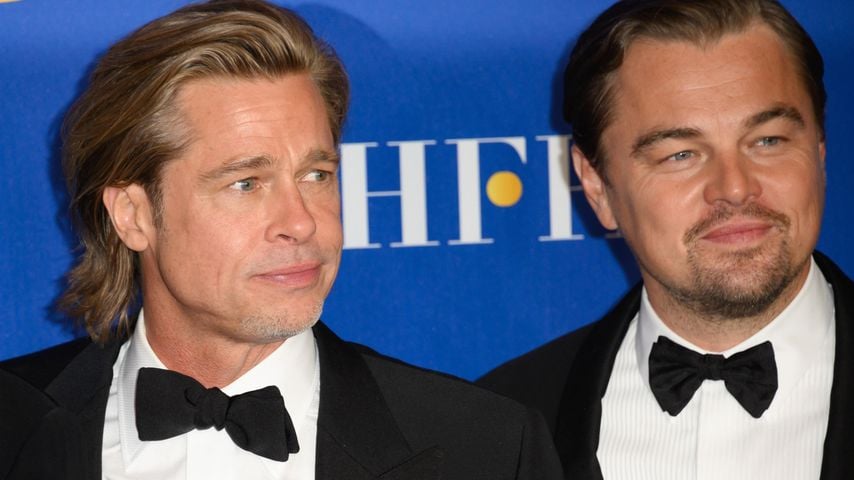 Brad Pitt und Leonado DiCaprio, Januar 2020, Golden Globe, LA