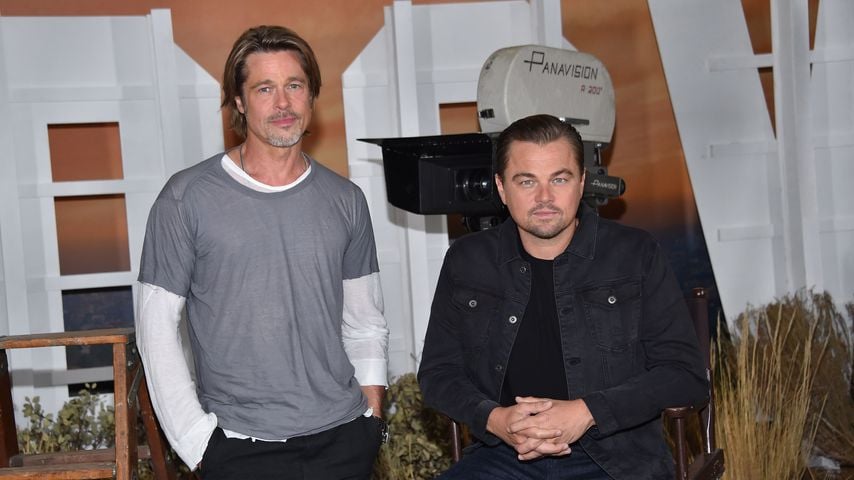 Brad Pitt und  Leonardo DiCaprio im Juli 2019